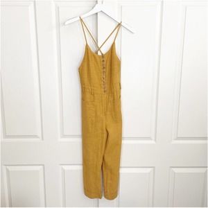 100% linen new without tags. Size small and runs a little small.